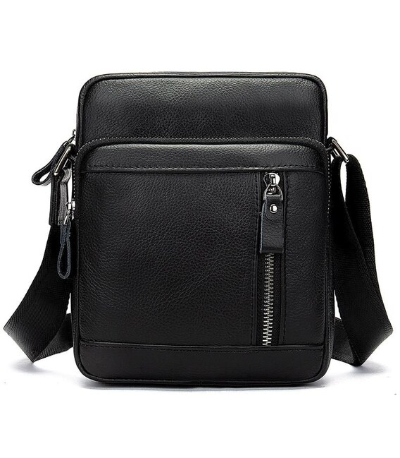 Сумка чоловіча Vintage 14701 Чорна картинка, зображення, фото