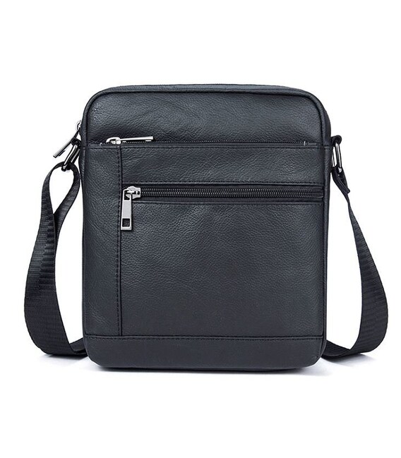 Сумка мужская флотар Vintage 14720 Черная фото, картинка, изображение