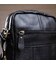 Сумка мужская флотар Vintage 14721 Черная фото, картинка, изображение
