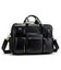 Сумка чоловіча Vintage 14756 Чорна картинка, зображення, фото