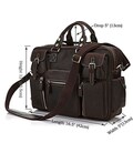 Сумка мужская Vintage 14757 в винтажном стиле Коричневая фото, картинка, изображение