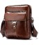 Сумка cтильная мужская Vintage 14829 Коричневая фото, картинка, изображение