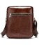 Сумка cтильная мужская Vintage 14829 Коричневая фото, картинка, изображение