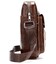 Сумка cтильная мужская Vintage 14829 Коричневая фото, картинка, изображение