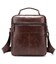 Сумка мужская кожаная Vintage 14835 Коричневая фото, картинка, изображение