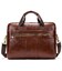 Деловая мужская сумка из зернистой кожи Vintage 14836 Коричневая фото, картинка, изображение