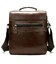 Сумка мужская кожаная Vintage 14841 Коричневая фото, картинка, изображение