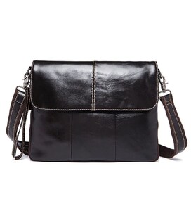 Сумка на плече чоловіча Vintage 14851 Коричнева картинка, зображення, фото