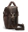 Сумка мужская многофункциональная Vintage 14881 Коричневая фото, картинка, изображение