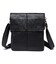 Кожаный мужской мессенджер Vintage 14884 Черный фото, картинка, изображение