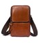 Сумка маленька чоловіча шкіряна Vintage 14905 Руда картинка, зображення, фото