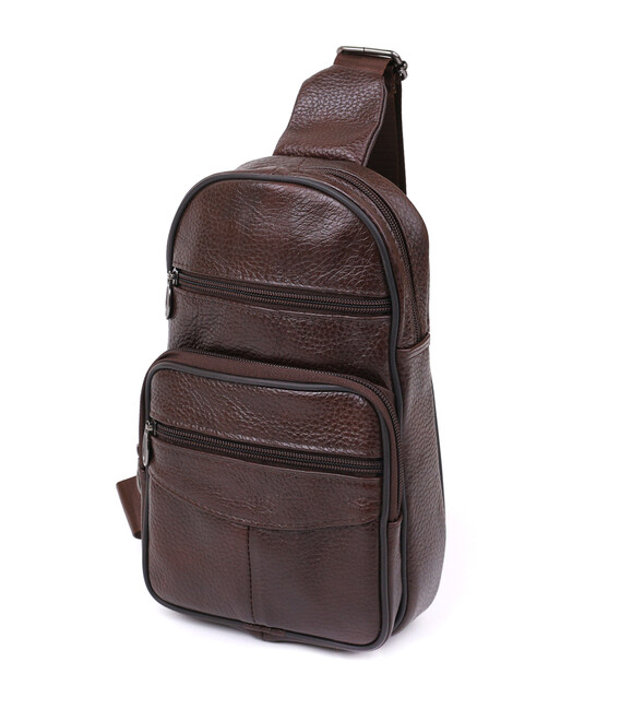 Сумка чоловіча через плече Vintage 14986 Коричнева картинка, зображення, фото