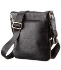 Мужская кожаная сумка мессенджер для документов и города SHVIGEL 19113 Черная фото, картинка, изображение