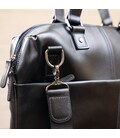 Сумка для ноутбука из гладкой кожи SHVIGEL 11248 Черная фото, картинка, изображение