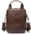Сумка-барсетка на пояс мужская кожаная Vintage 20012 Коричневая картинка, изображение, фото