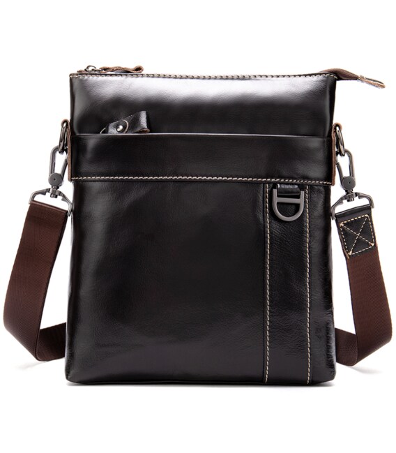 Сумка мужская из кожи Vintage 20025 Коричневая фото, картинка, изображение