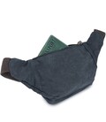 Сумка поясная текстильная Vintage 20085 Черная картинка, изображение, фото