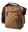 Универсальная текстильная мужская сумка на два отделения Vintage 20200 Коричневая фото, картинка, изображение