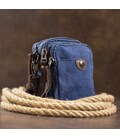 Барсетка текстильная Vintage 20162 Синяя картинка, изображение, фото