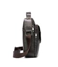 Сумка мужская из плотной кожи 14996 Vintage Коричневая картинка, изображение, фото