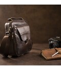 Сумка мужская из плотной кожи 14996 Vintage Коричневая картинка, изображение, фото