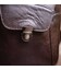 Сумка мужская из плотной кожи 14996 Vintage Коричневая фото, картинка, изображение