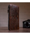 Мужской клатч с силуэтом каймана 20235 Vintage Коричневый картинка, изображение, фото