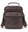 Мессенджер мужской на одно отделение 20246 Vintage Коричневый фото, картинка, изображение