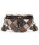 Жіноча поясна шкіряна сумка 20342 Vintage Різнокольорова картинка, зображення, фото