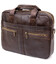 Сумка для ноутбука Vintage 20453 Коричневая фото, картинка, изображение
