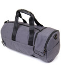 Текстильна дорожня сумка для поїздок спорту та подорожей Vintage 20641 Сіра картинка, зображення, фото