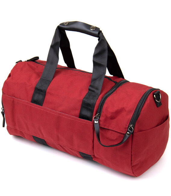 Спортивна сумка текстильна Vintage 20642 Малинова картинка, зображення, фото