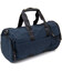 Текстильная дорожная сумка для поездок спорта и путешествий Vintage 20644 Синяя фото, картинка, изображение