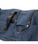 Текстильная дорожная сумка для поездок спорта и путешествий Vintage 20644 Синяя фото, картинка, изображение