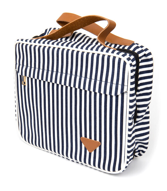 Сумка органайзер для подорожей текстильна Vintage 20651 Біла картинка, зображення, фото