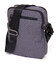 Универсальная текстильная мужская сумка на два отделения Vintage 20659 Графитовая фото, картинка, изображение