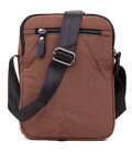 Текстильна сумка через плече для документів та міста Vintage 20661 Коричнева картинка, зображення, фото