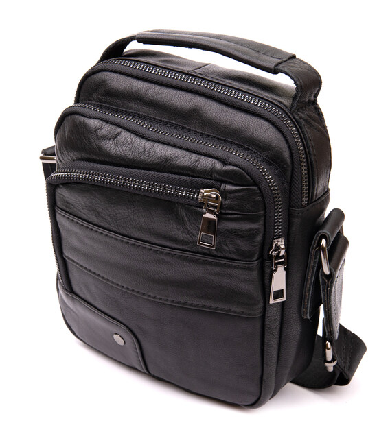 Сумка мессенджер 20426 Vintage Черная фото, картинка, изображение