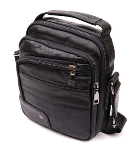 Сумка мессенджер 20426 Vintage Черная фото, картинка, изображение