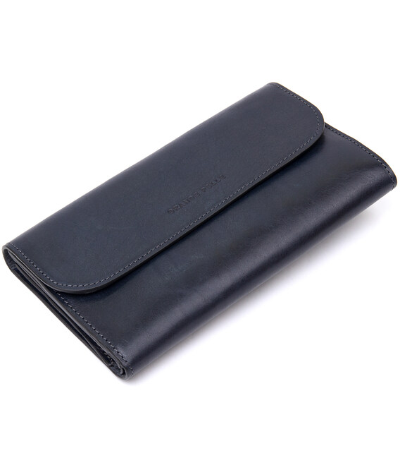 Стильний чоловічий клатч з натуральної шкіри GRANDE PELLE 11427 Темно-синій картинка, зображення, фото