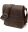 Мужская сумка-мессенджер GRANDE PELLE 11432 Коричневый фото, картинка, изображение