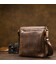 Мужская сумка-мессенджер GRANDE PELLE 11432 Коричневый фото, картинка, изображение