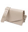 Кожаная женская сумка GRANDE PELLE 11568 Бежевый фото, картинка, изображение
