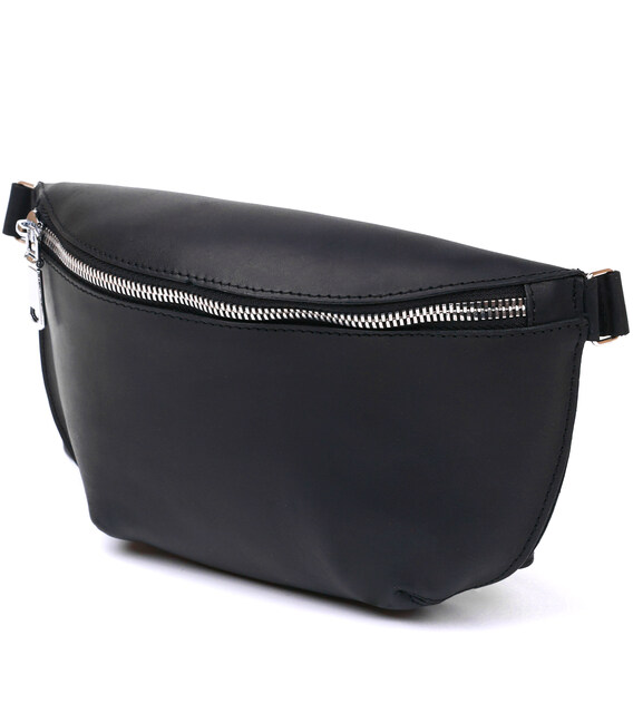 Стильная винтажная женская бананка Shvigel 16394 Черный фото, картинка, изображение