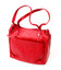 Яркая и вместительная женская сумка с ручками KARYA 20880 кожаная Красный фото, картинка, изображение
