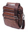 Стильна чоловіча сумка з натуральної шкіри 21275 Vintage Коричнева картинка, зображення, фото