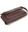 Красивий чоловічий клатч із натуральної зернистої шкіри CANPELLINI 21559 Коричневий картинка, зображення, фото
