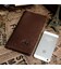 Бумажник мужской Vintage 14129 Коричневый фото, картинка, изображение