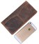 Бумажник мужской Vintage 14223 Коричневый фото, картинка, изображение