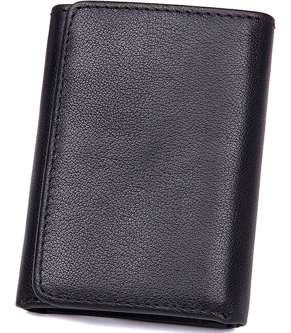 Кошелек Vintage 14467 кожаный Черный фото, картинка, изображение